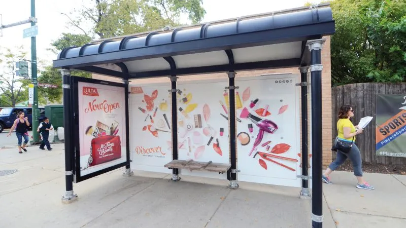 transit-advertising-bus-shelter-wrap-contravision Contra Vision one-way vision window filmBus Shelter | Full Wrap
