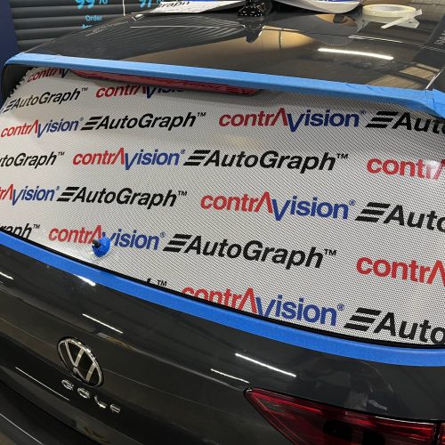 Contra Vision AutoGraph rear window wrap